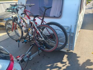 Soporte Portabicicletas para Caravana