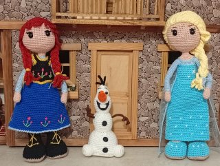 Muñeca Ana Frozen Crochet
