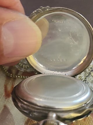 Reloj de Bolsillo Suizo Plata vintage