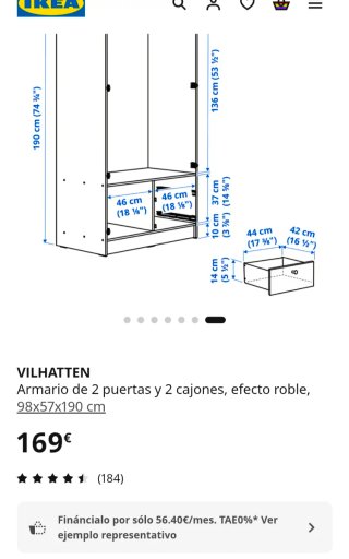 Armario Ikea Vilhatten - urgente