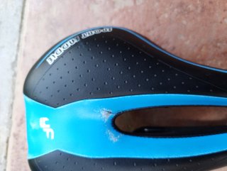 Sillín MTB Sport Saddle Azul y Negro