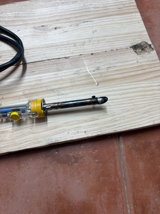 Soldador de plástico con control de temperatura