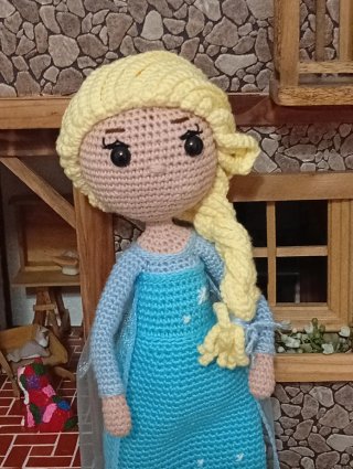 Muñeca Elsa Frozen Crochet