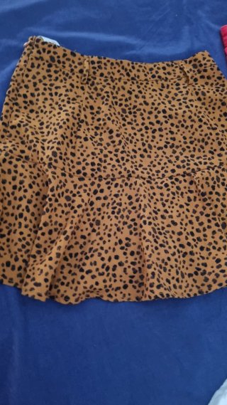 Vestido corto estampado con monedas