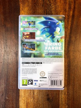 Sonic colours ultimate switch
