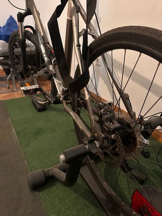 Bicicleta MTB Rockrider 29 + Rodillo Smart Z Pro