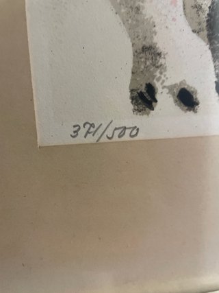 Pablo Picasso - Litografía Firmada 19.6.72 plancha