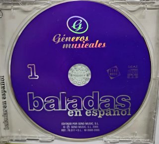 CD Baladas en español