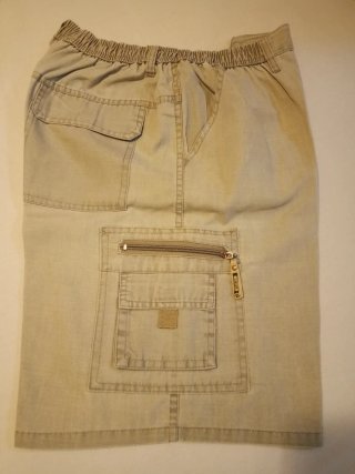 Pantalones cortos hombre beige