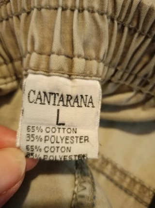 Pantalones cortos hombre beige