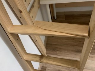 Cama alta LORE madera