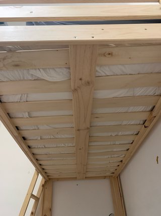 Cama alta LORE madera