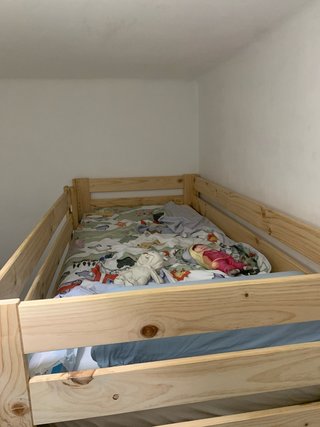 Cama alta LORE madera