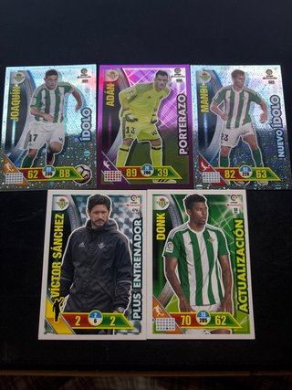 Cromos Real Betis 2016-17