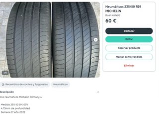 2 Neumáticos Michelin Primacy 4 235/50 R19