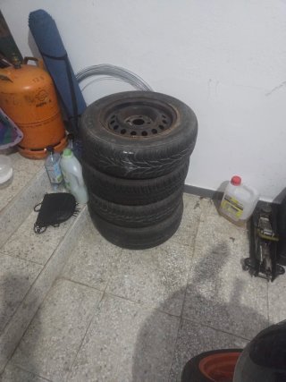 Llantas de chapa 4x100 buje 57.1 (4 unidades)