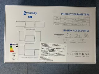 Dos monitores portátiles - Kwumsy S6 15.6"