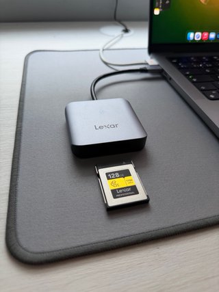 ORIGINAL Lexar CFexpress tipo B 128GB + Lector USB