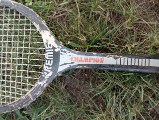 Lote 4 raquetas tenis vintage