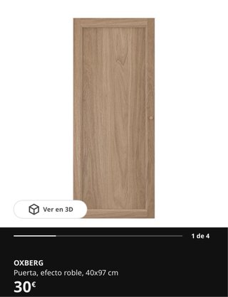 Estantería Billy Oxberg Ikea