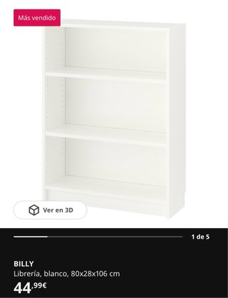 Estantería Billy Oxberg Ikea