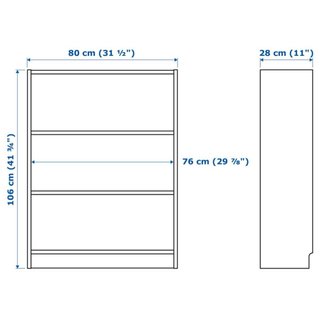 Estantería Billy Oxberg Ikea