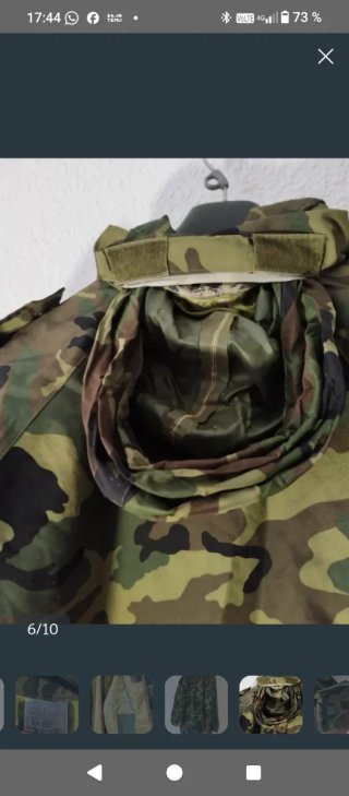 Chaquetón militar camuflaje