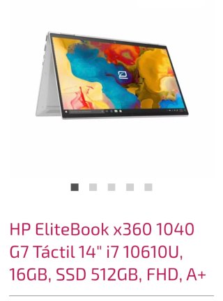 HP EliteBook x360 1040 G7 Táctil 14 i7