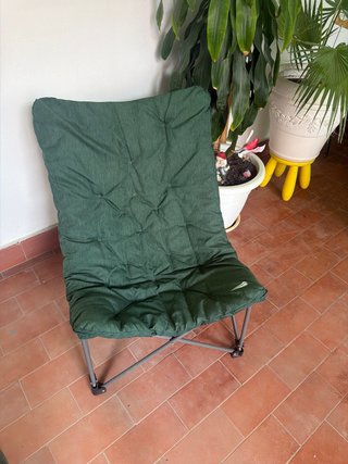 Silla plegable verde