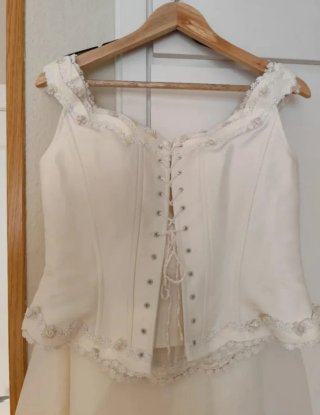 Vestido Novia 2 Piezas, corpiño y falda T40, L