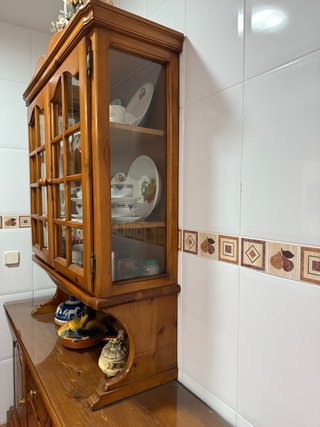 Lote Cocina Comedor Madera y Cristal