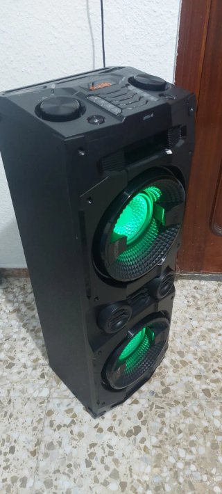 Torre de Sonido Bluetooth USB Negra