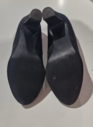 Zapatos de tacón negros talla 37