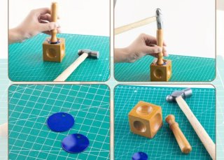 Bloque de Madera para Joyería DIY
