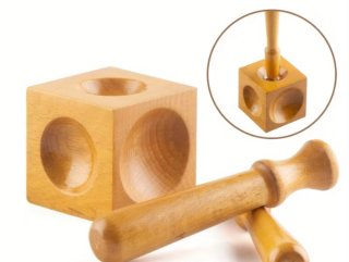 Bloque de Madera para Joyería DIY