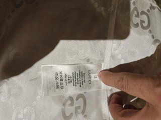 Camiseta Gucci Seda Blanca
