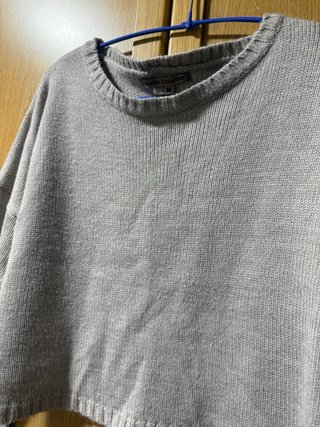Jersey de punto gris talla M