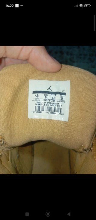 Scarpe Jordan Beige/Marrone