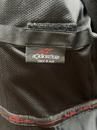 Chaqueta Moto Alpinestars Negra SMX R Air