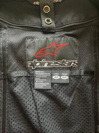 Chaqueta Moto Alpinestars Negra SMX R Air