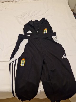 Chándal Real Oviedo Adidas Negro Talla M