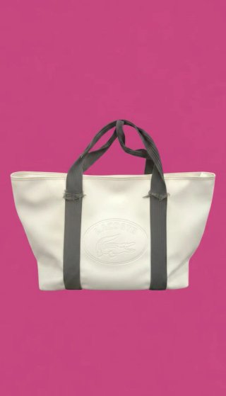 Borsa Lacoste originale bianca