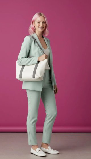Borsa Lacoste originale bianca