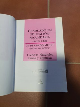 Graduado en educación secundaria prueba libre