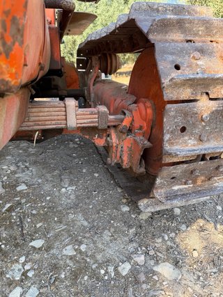 Tractor Fiat Cadenas 605 con Rulo