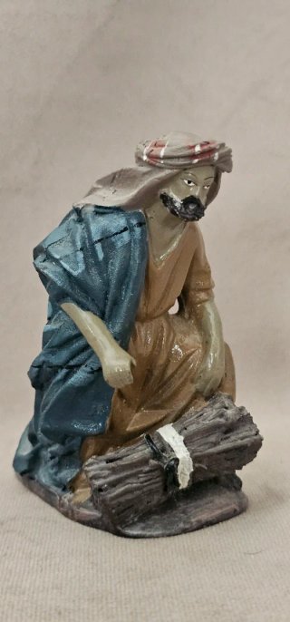 Figura Belén Pastor con Leña