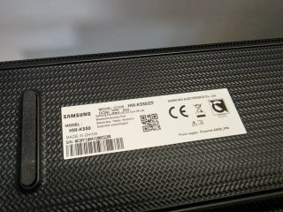 Samsung HW-K550 barra ok subwoofer KO leer descrip