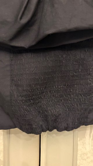Top Zara volantes negro