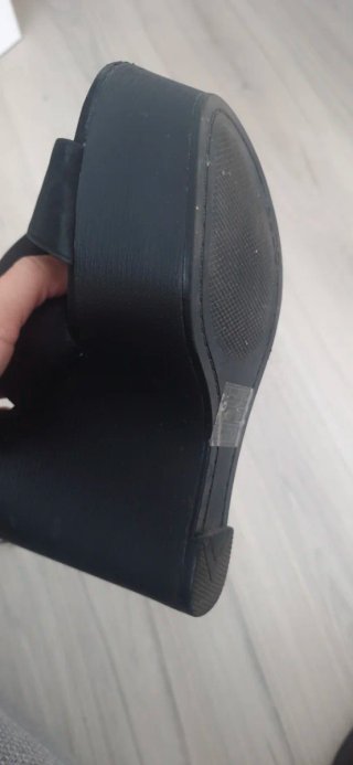 Zapatos de plataforma negros para mujer