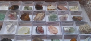 Increíble Colección 90 minerales 4x4 cm